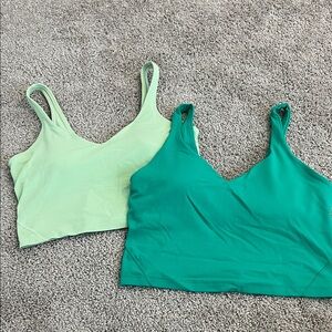 Lululemon Align Green and Teal Tank Tops (set of 2)💚💚💚💚